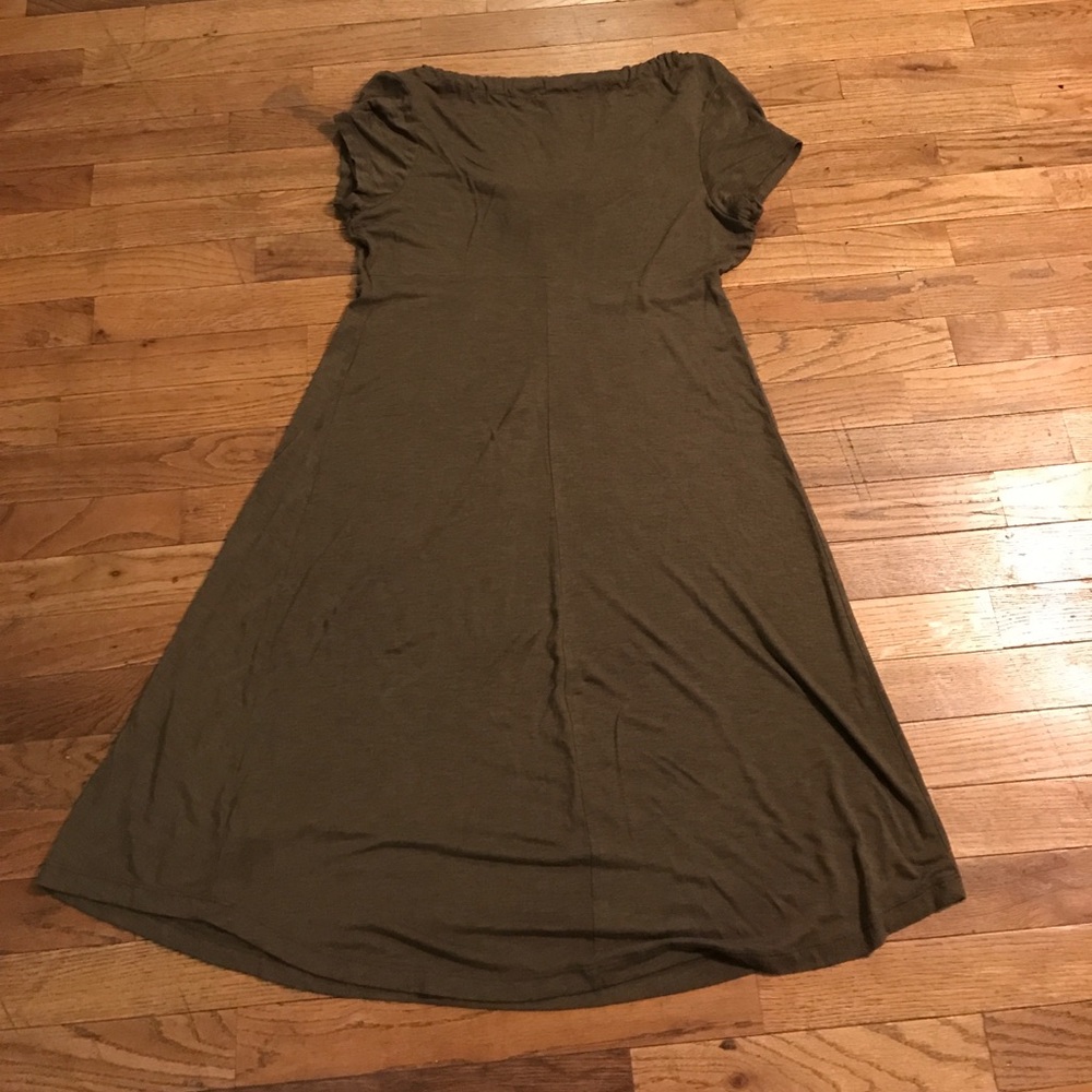 Brown jersey dress - Picture 3 of 6